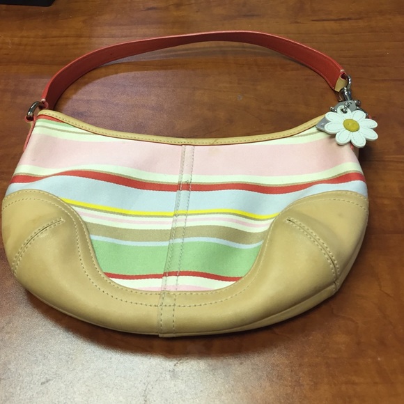 Coach Striped Bag