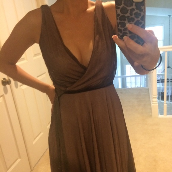 NWT alexia admor chiffon cocktail dress xs - Picture 3 of 4