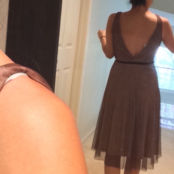 NWT alexia admor chiffon cocktail dress xs - Picture 4 of 4