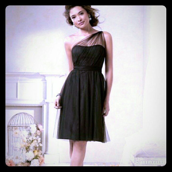 Black bridesmaid dress