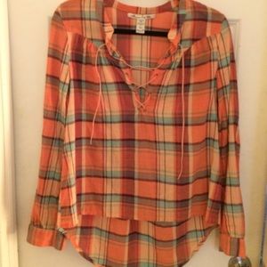 American rag long sleeve flannel