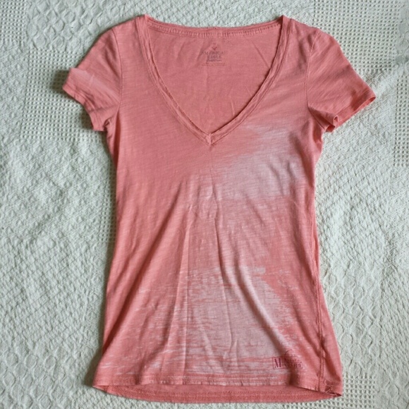 Coral American Eagle shirt