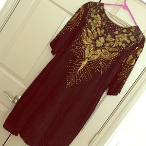 Vintage beaded dress (homecoming, prom, formal)