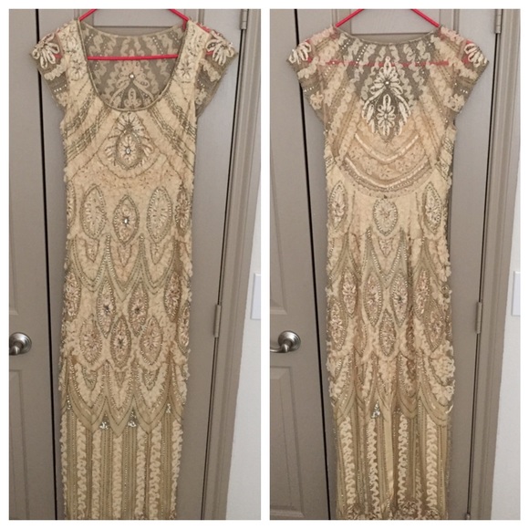 Vintage sequin long dress
