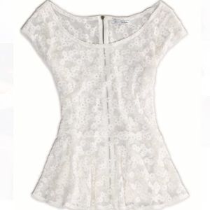 American Eagle | Peplum Top