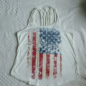 American Flag tank top