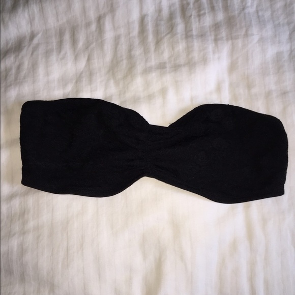 PINK by VS strapless lace bandeau