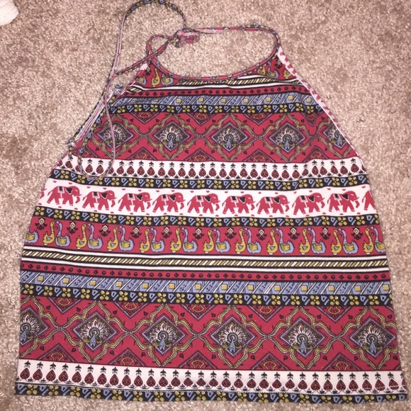 tribal crop top