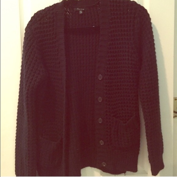 Oversized black sweater