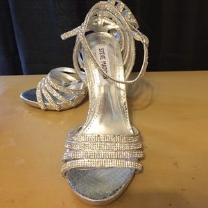 Silver studed Steve Madden heels