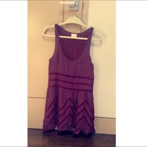 Free People maroon dress.