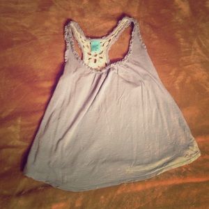 H.I.P lace back tank top