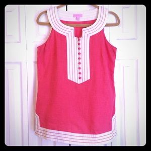 Lilly Pulitzer Women's Linen Top Size 4