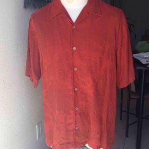 Tommy Bahama 100% silk Large shirt