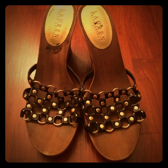 Lauren by Ralph Lauren sandal with heel.