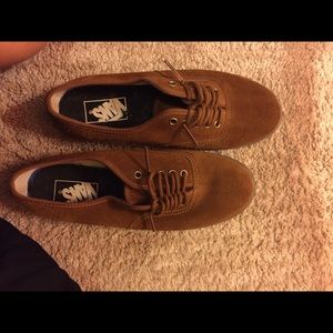 Never worn brown vans