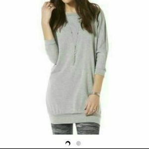 Adam Levine sweatshirt tunic dress NWT