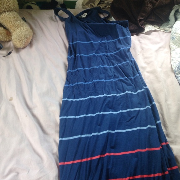 Aeropostale striped maxi dress