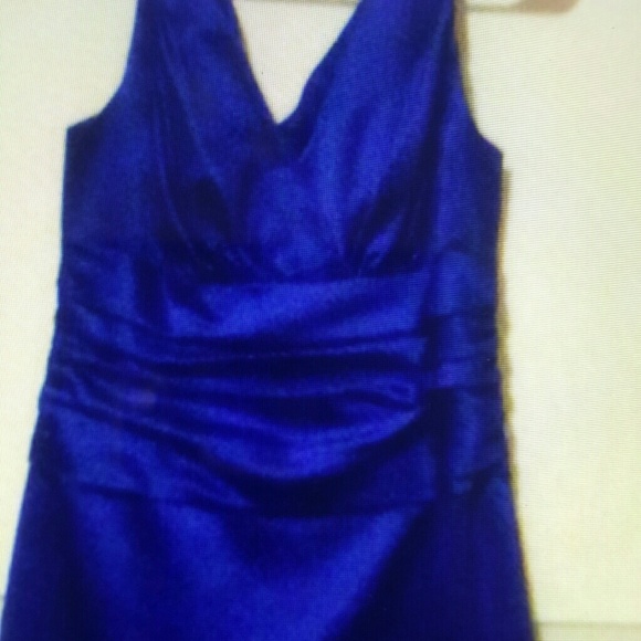 Royal blue formal dress