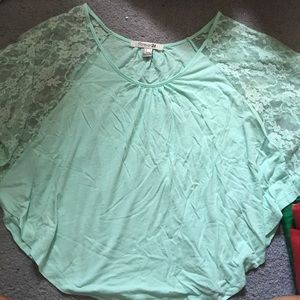 Forever 21 lace sleeve top