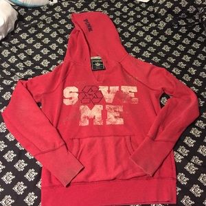 PINK "save me" hoodie