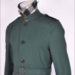 Burberry Brit Brixton men's 3/4 Trench racer green