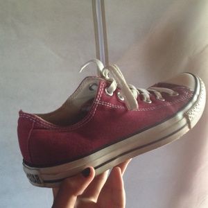 Maroon Converse