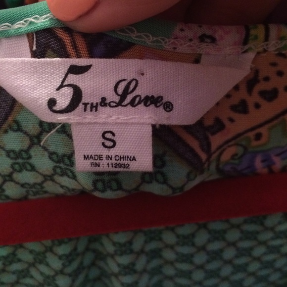 Patterned multicolor dress - Picture 2 of 2