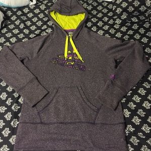 Purple Adidas hoodie