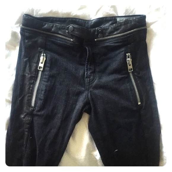 black all saints skinny jeans