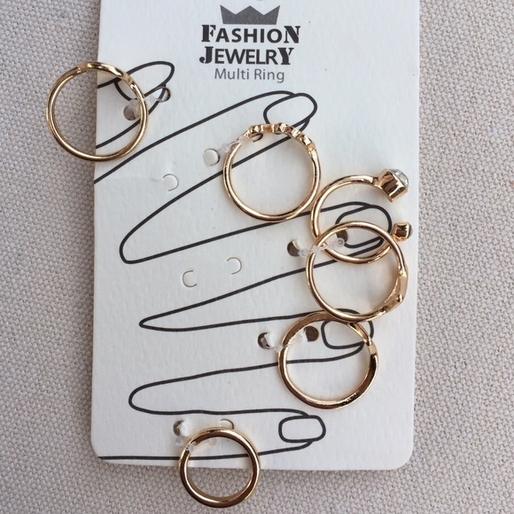 Gold Ring Set - Picture 2 of 2