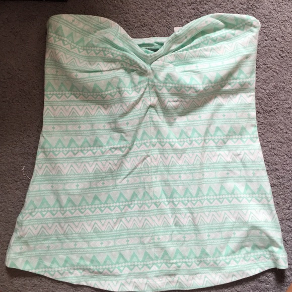 Mint colored tube top NWT