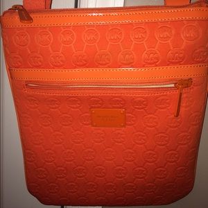 Michael Kors Electronics Neoprene Tangerine Bag