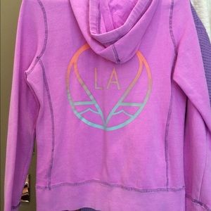 Zip up hooded sweatshirt