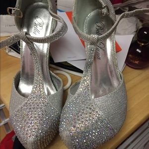 Silver heels