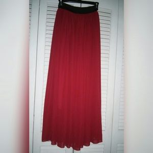Chiffon Maxi skirt