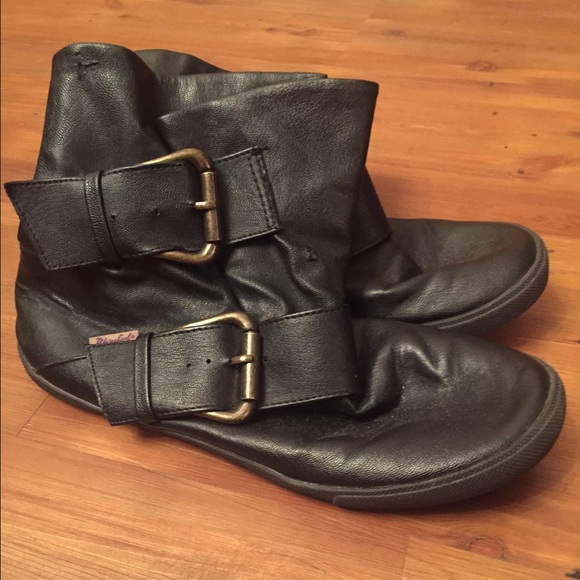 Blowfish black ankle boots