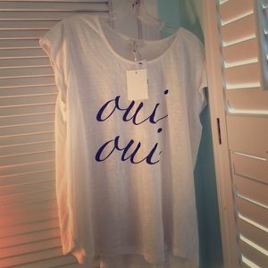 Joie "oui oui" tshirt (still has tags)