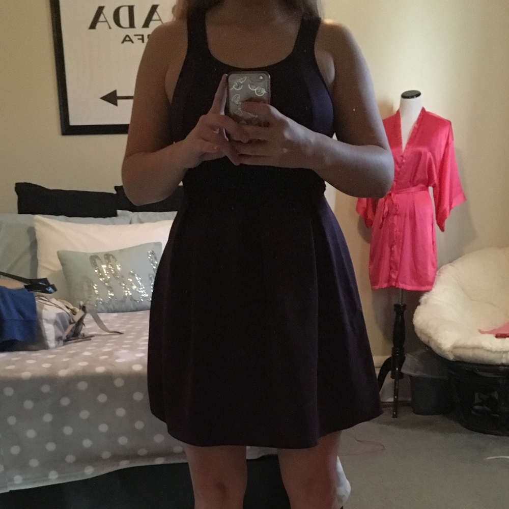 Purple/plum color express dress size 10