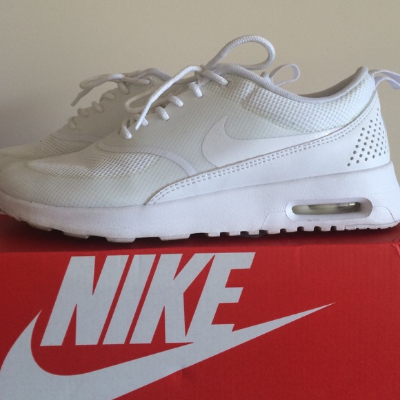 NIKE THEA all white hard to find sneakers