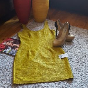 Shiny Green short dress