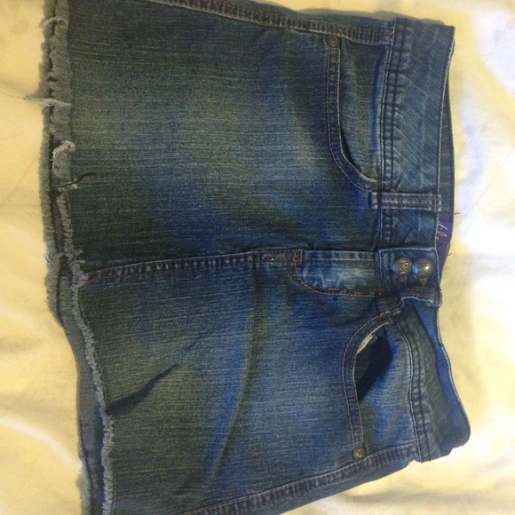 Denim mini skirt - Picture 1 of 3