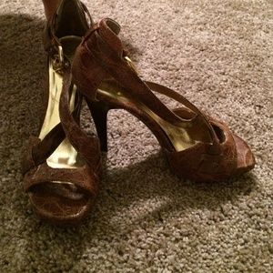 Brown heels