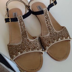 Black and Gold Steve Maddens