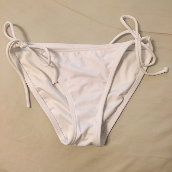 Victoria's Secret Bikini Bottoms White Small