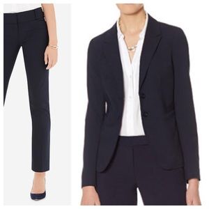 The Limited Cassidy ankle pant suit- charcoal