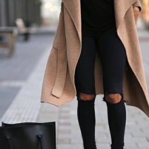 topshop black distressed Jonie Jeans