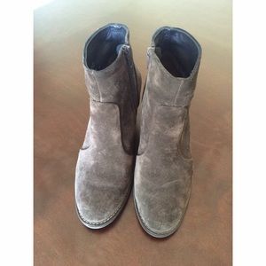 Paul Green suede boots in grey