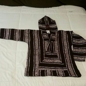 Cute Red Poncho or Drug Rug