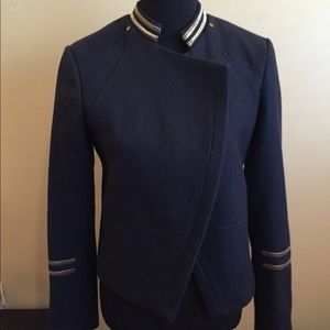 H&M military wool blend jacket